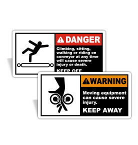 Conveyor Safety Labels