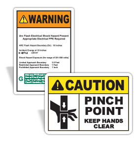 Custom Machine Safety Labels