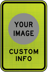 Custom Pedestrian Crossing Sign