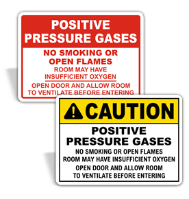 Oxygen Safety Signs