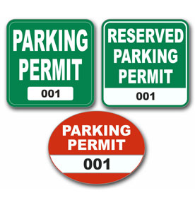 Parking Permit Stickers