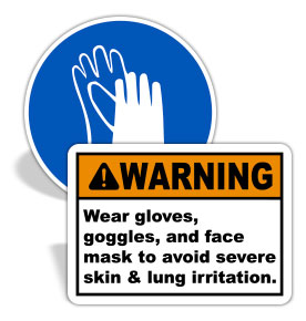 Hand Protection Labels