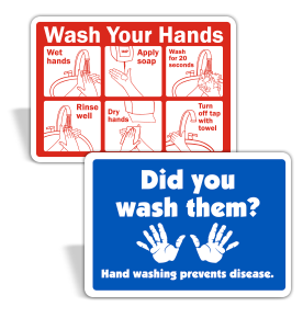 School Wash Your Hands Signs