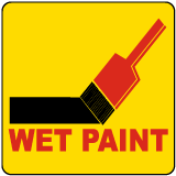 Wet Paint Label