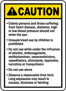 Wichita County Kansas Spa Rules Sign