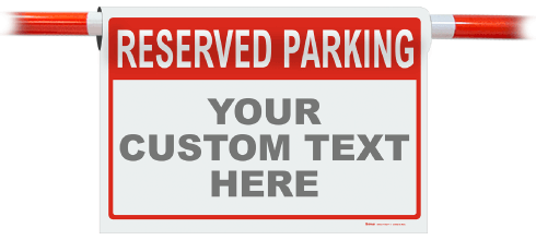 Custom Cone Bar Header Signs