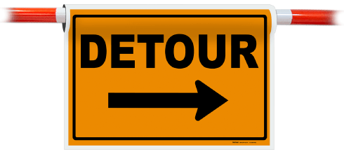 Detour Sign