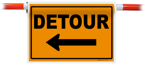 Detour Sign