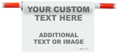 Custom Cone Bar Blank and Border Signs