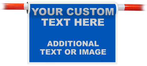 Custom Cone Bar Blank and Border Signs