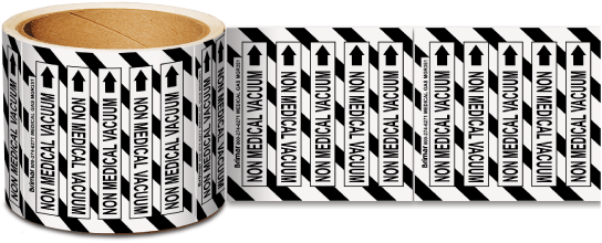 Non Medical Vacuum Gas Marker on a Roll