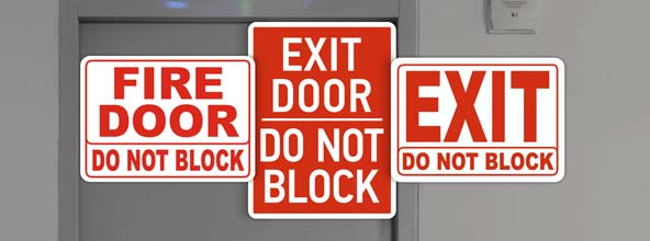 Do Not Block Signs