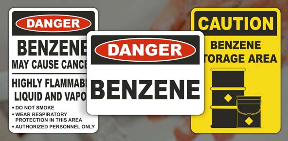 Benzene Safety Signs