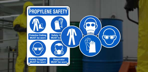 Propylene PPE Signs