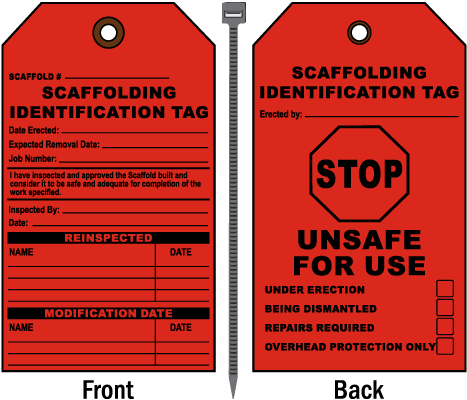 Stop Unsafe For Use Scaffold Tag