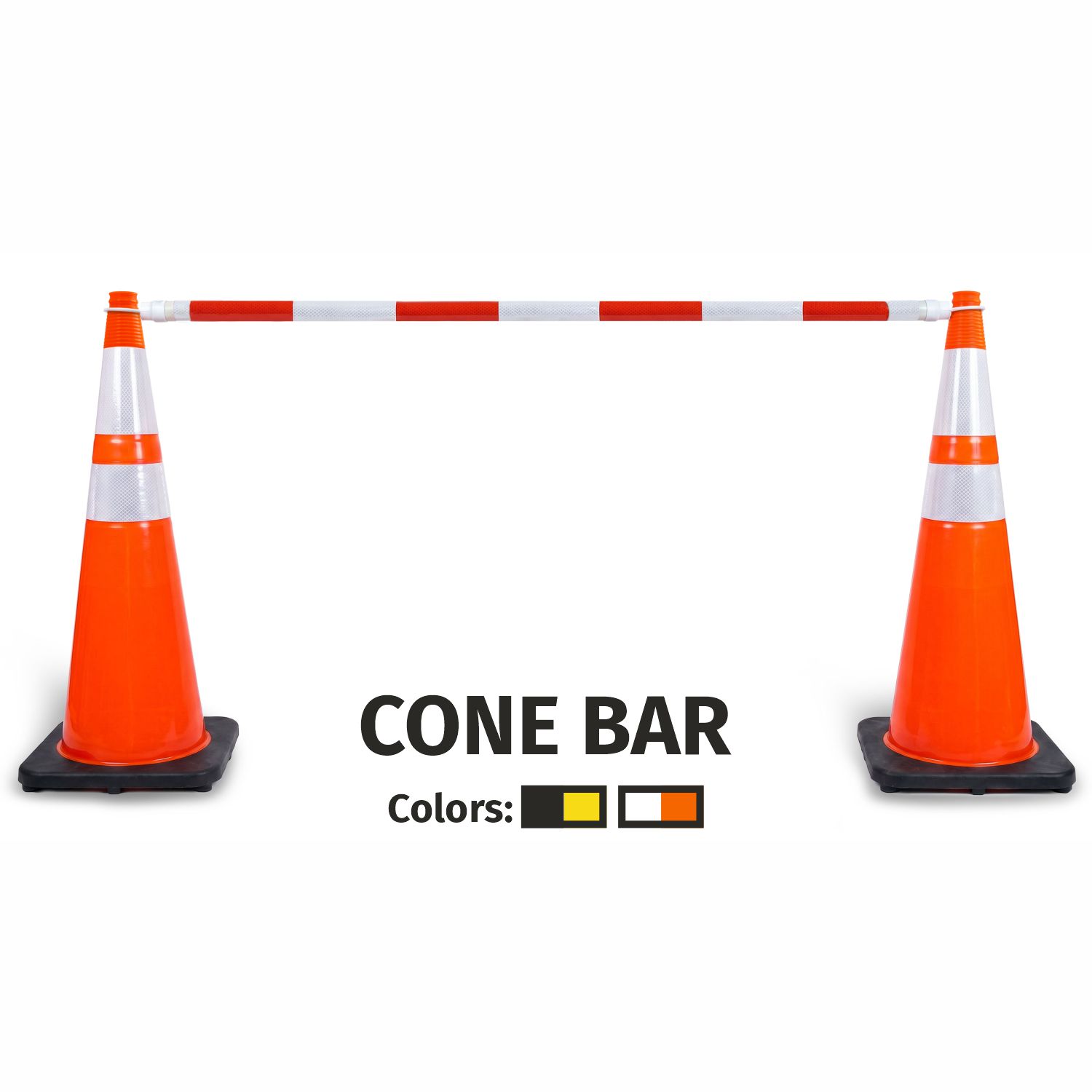 6ft - 10ft Retractable Traffic Cone Bar
