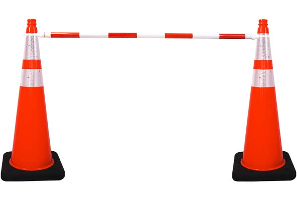 6ft - 10ft Retractable Traffic Cone Bar