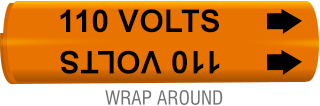 110 Volts Wrap-Around Marker