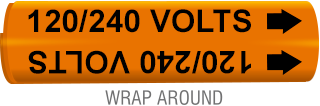 120 / 240 Volts Wrap-Around Marker