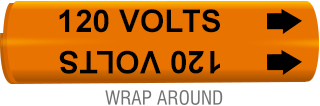 120 Volts Wrap-Around Marker