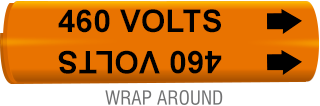 460 Volts Wrap-Around Marker