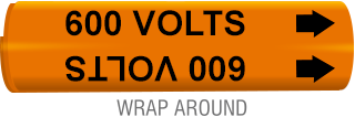 600 Volts Wrap-Around Marker