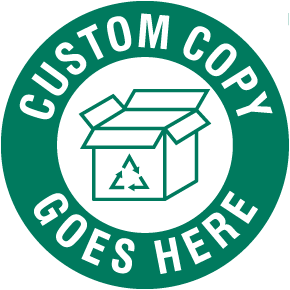 Custom Recycling Floor Label