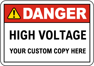 Custom Danger Safety Sign