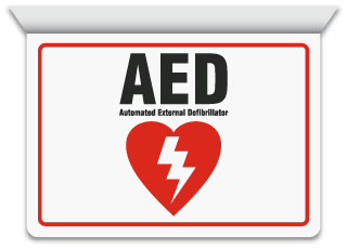 2-Way AED Sign