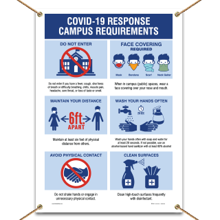 Covid-19 Response Campus Requirements Banner