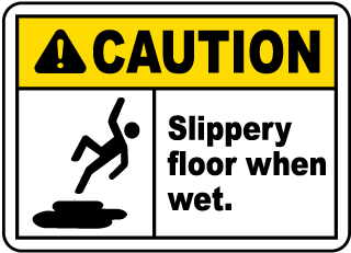 Wet Floor Signs Slip And Fall Signs Slippery When Wet Signs