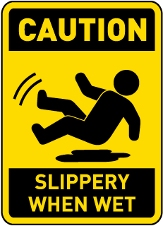 Wet Floor Signs Slip And Fall Signs Slippery When Wet Signs