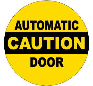 Automatic Door Stickers Same Day Shipping Safetysign Com