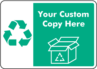 Custom Recycling Label