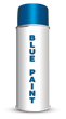 Permanent Water Based Blue Stencil Paint