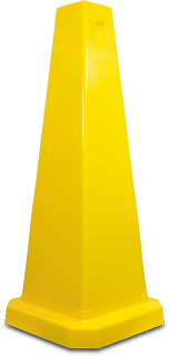 Yellow Wet Floor Cone