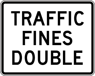 Traffic Fines Double Sign