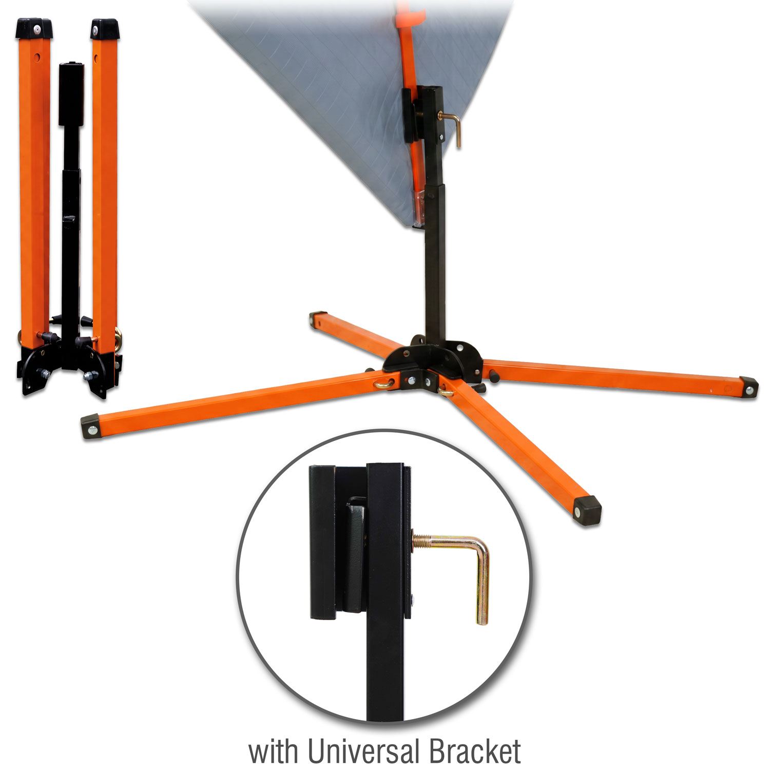 Springless Roll-Up Sign Stand
