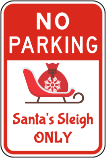 Custom Novelty No Parking Sign