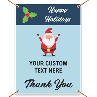 Custom Holiday Banner