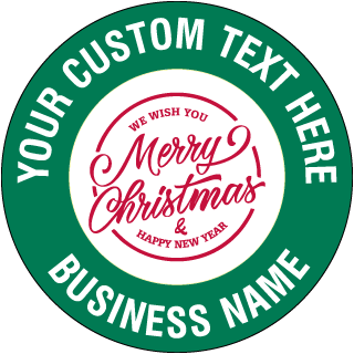 Custom Holiday Floor Sign