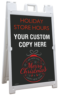 Custom Sandwich Board Sign / A-Frame Sidewalk Sign