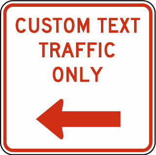 Custom Blank Square Traffic Signs