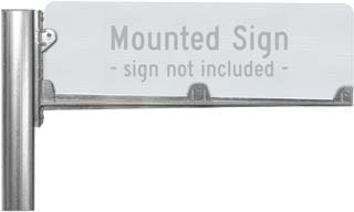 24″ Wing Bracket for Street Signs