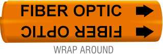 Fiber Optic Cable Wrap-Around Marker