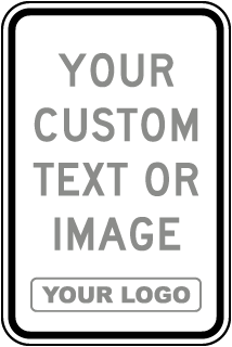 Blank Custom Parking Signs