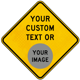 Custom Yellow Crossing Sign