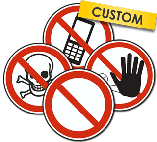 Custom ANSI / ISO Prohibition Symbol