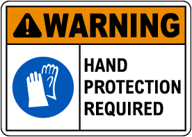 Hand Protection Safety Sign