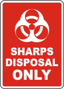 ＜新品・送料込み＞Sharp Eye 5.6 DISCO 2 　S3052 Sharps Disposal Only Sign - Get 10% Off Now